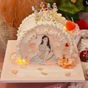 화려한 포토 스탠드케이크 메뉴 사진(네이버)