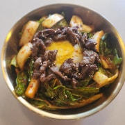 장흥 한우 봄동 비빔밥(판매종료) 메뉴 사진(네이버)