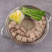 간받이 수육 메뉴 사진(네이버)