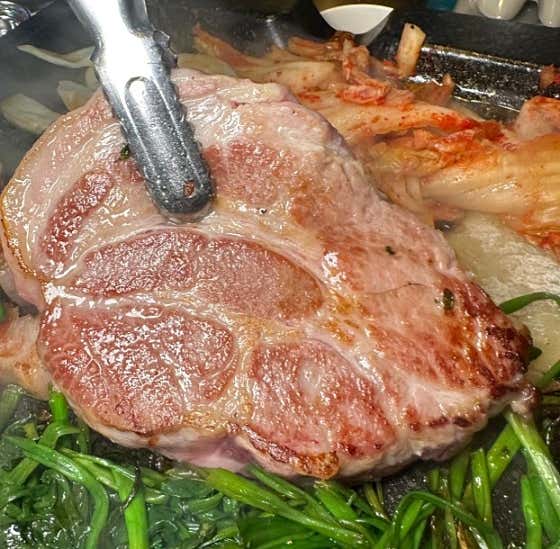 김숙성 특목살(160g) 메뉴 사진(네이버)