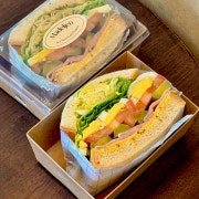 쌀로만든 건강한 햄치계샌드위치(하프) 메뉴 사진(네이버)