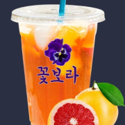 자몽아이스티 메뉴 사진(네이버)