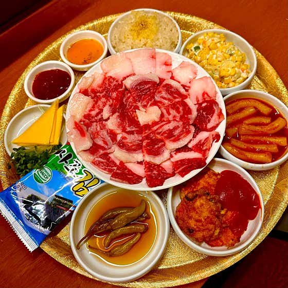 생차돌사시미 메뉴 사진(네이버)