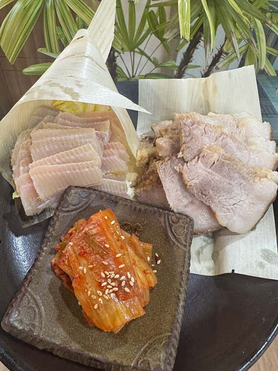 홍어삼합정식 (2인이상) 메뉴 사진(네이버)