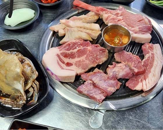 특모듬(중)700g 메뉴 사진(네이버)