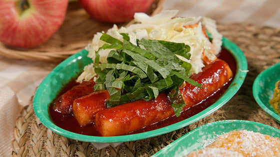 배추 쌀떡볶이 메뉴 사진(네이버)