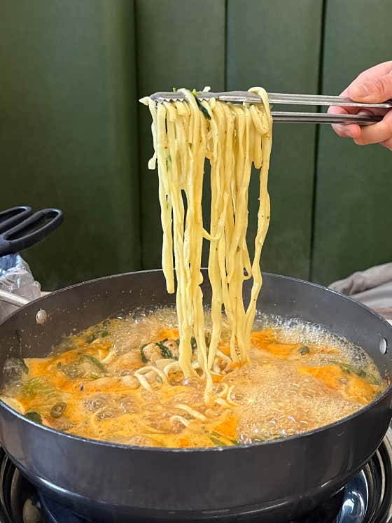 [점심특선]얼큰해물샤브칼국수 메뉴 사진(네이버)