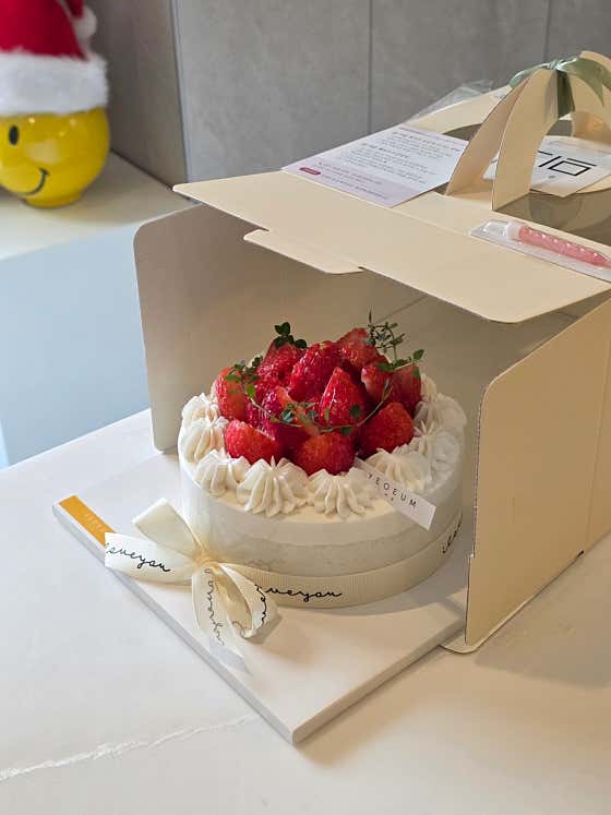 (사전예약) 생크림과일케이크 메뉴 사진(네이버)