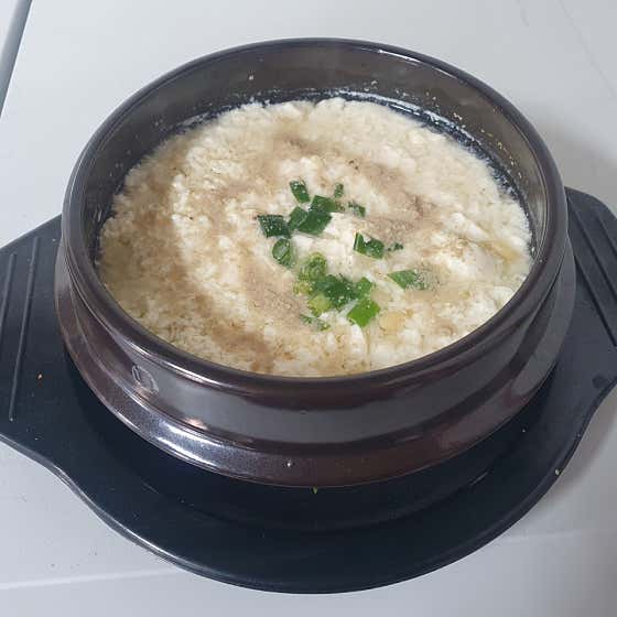 들깨 영양순두부 메뉴 사진(네이버)