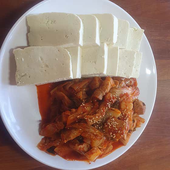 두부김치제육 메뉴 사진(네이버)