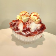 눈꽃우유빙수 메뉴 사진(네이버)