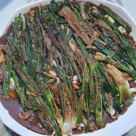 도토리 해물파전 메뉴 사진(네이버)