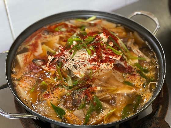 두부전골(2인 이상) 메뉴 사진(네이버)