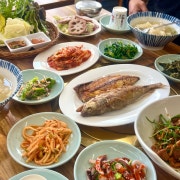 숨은 백반(한정식) 메뉴 사진(네이버)