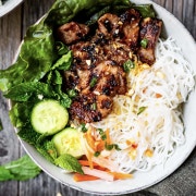 분팃느엉 = 베트남 비빔 쌀국수 메뉴 사진(네이버)