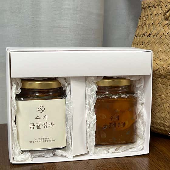 금귤정과+금귤진액청 set 메뉴 사진(네이버)