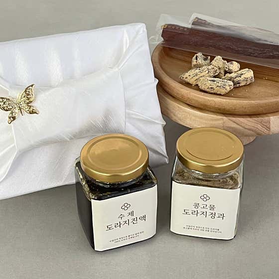 콩고물도라지정과+도라지진액 set 메뉴 사진(네이버)