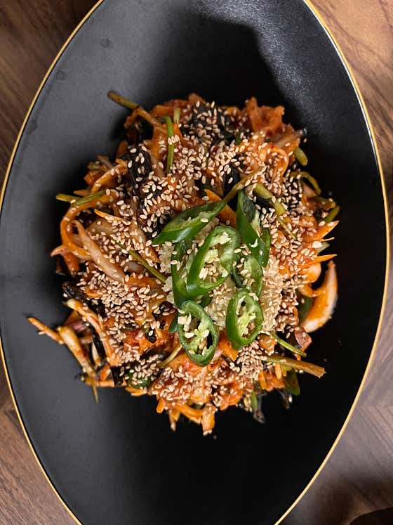 회무침 메뉴 사진(네이버)