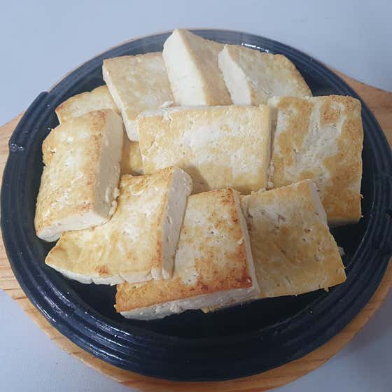 들기름 두부구이 메뉴 사진(네이버)