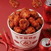 🌶️ 스파이시 볼케이노 강정 메뉴 사진(네이버)
