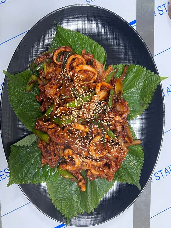오삼불고기 메뉴 사진(네이버)