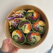 봉팔 샐러드 김밥 메뉴 사진(네이버)