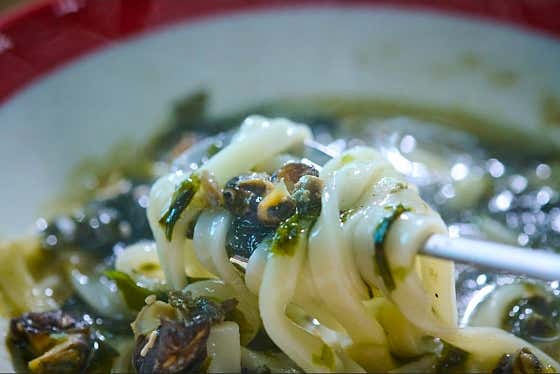 뿔소라.보말 칼국수 메뉴 사진(네이버)