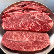 1++ 한우 모듬 100g 메뉴 사진(네이버)