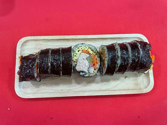 매콤참치김밥 메뉴 사진(네이버)