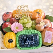 💚투명핸들(손잡이)혼합 과일 L 메뉴 사진(네이버)