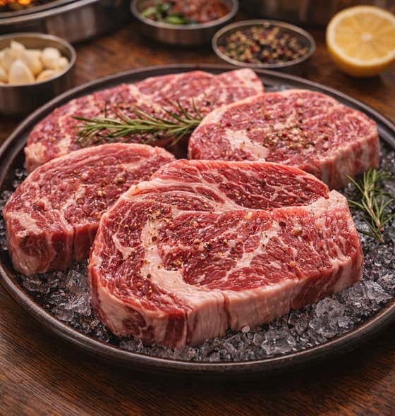 등심 (1+등급) 150g 메뉴 사진(네이버)
