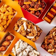 13가지 맛 순살닭강정 메뉴 사진(네이버)