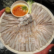 봄 도다리 메뉴 사진(네이버)