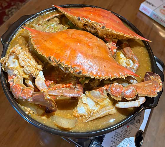 꽃게탕 메뉴 사진(네이버)