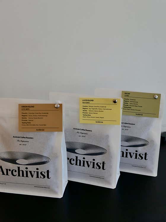 ARCHIVIST COFFEE 메뉴 사진(네이버)