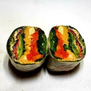 당근라페와 후무스&모짜두부와 단호박랩 메뉴 사진(네이버)
