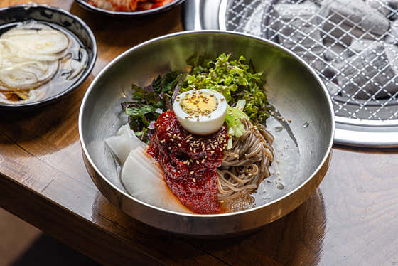 비빔메밀면 메뉴 사진(네이버)