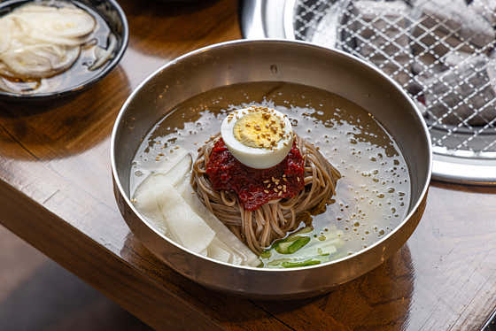 동치미메밀면 메뉴 사진(네이버)