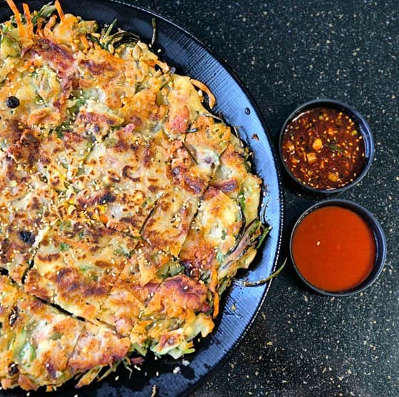 씨앗파전 메뉴 사진(네이버)