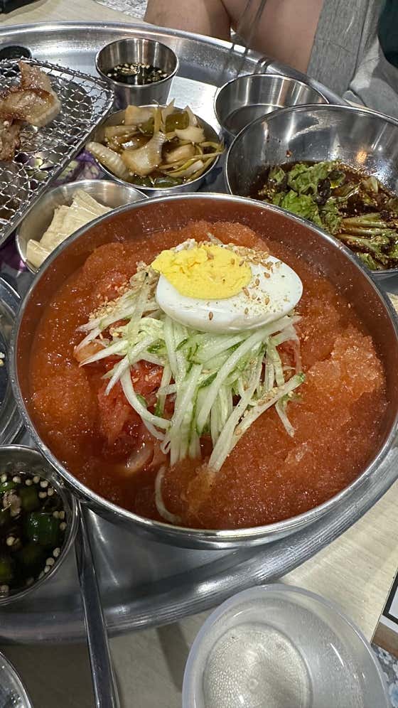 김치말이국수 메뉴 사진(네이버)