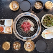 한우등심불고기정식 메뉴 사진(네이버)