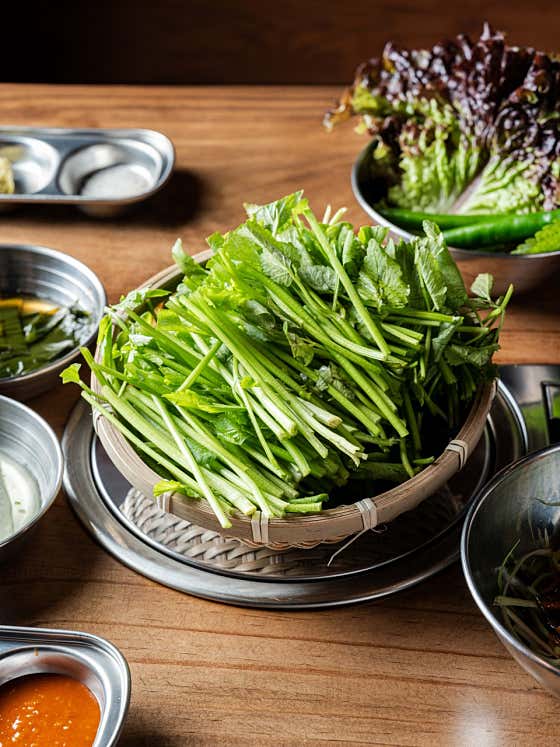 미나리 메뉴 사진(네이버)