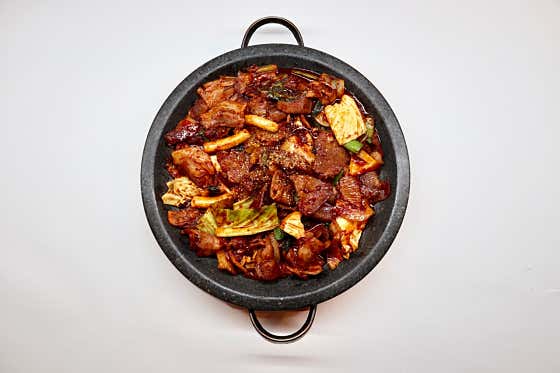 돌판제육 한마리 메뉴 사진(네이버)