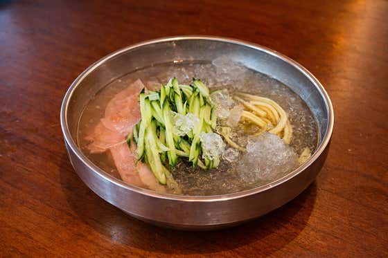동치미 물냉면 메뉴 사진(네이버)