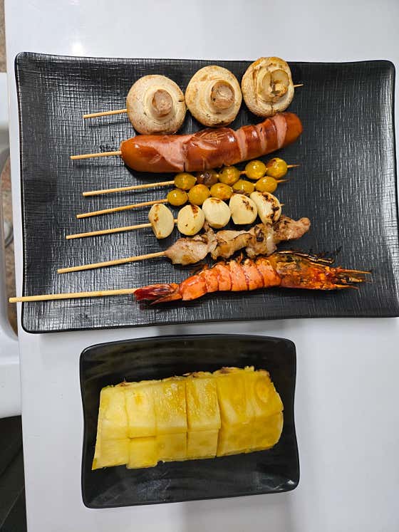 모듬꼬치 메뉴 사진(네이버)