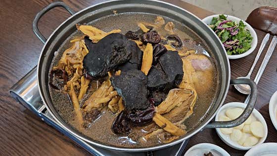 상황오리백숙 메뉴 사진(네이버)