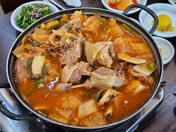 오리매운탕 메뉴 사진(네이버)
