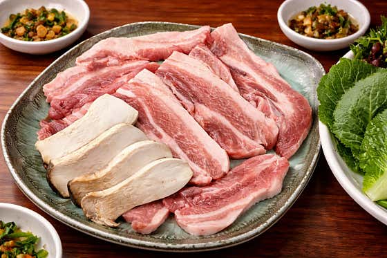 삼겹살 메뉴 사진(네이버)