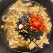 김치우동 메뉴 사진(네이버)