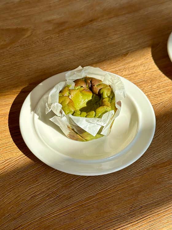 말차바스크치즈케이크 메뉴 사진(네이버)